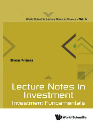 cover image of Lecture Notes in Investment